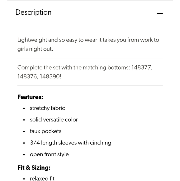 NWOT Maurices Ever Go Blazer - Picture 7 of 8